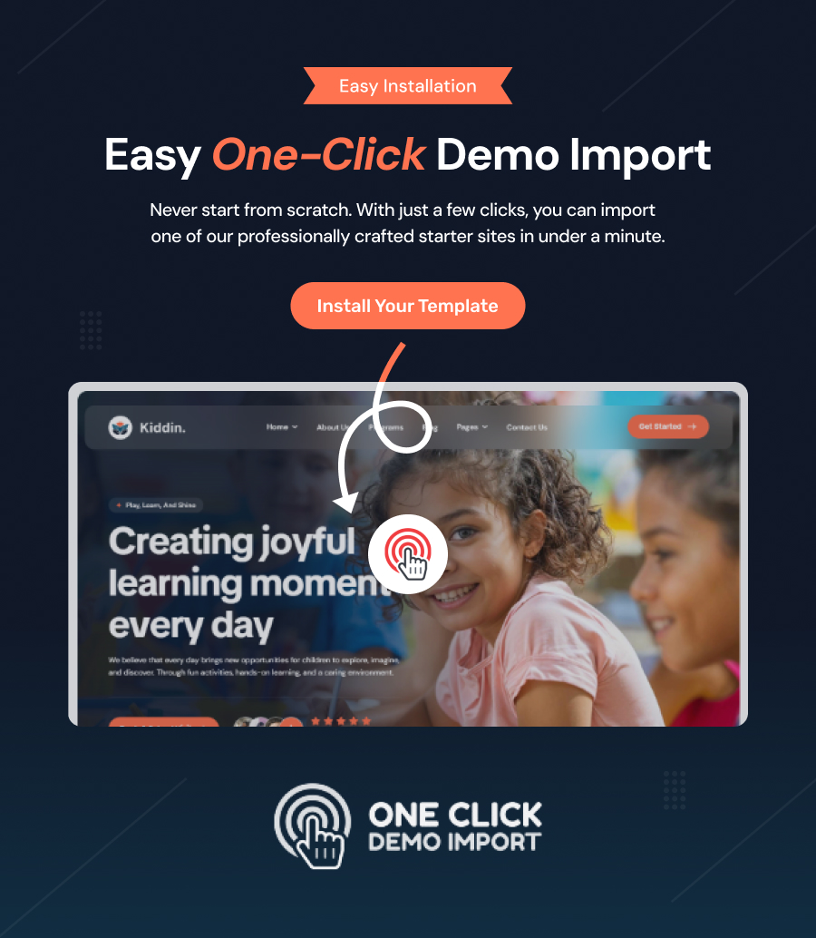 Kiddin – Kindergarten- und Vorschul-WordPress-Theme – 5