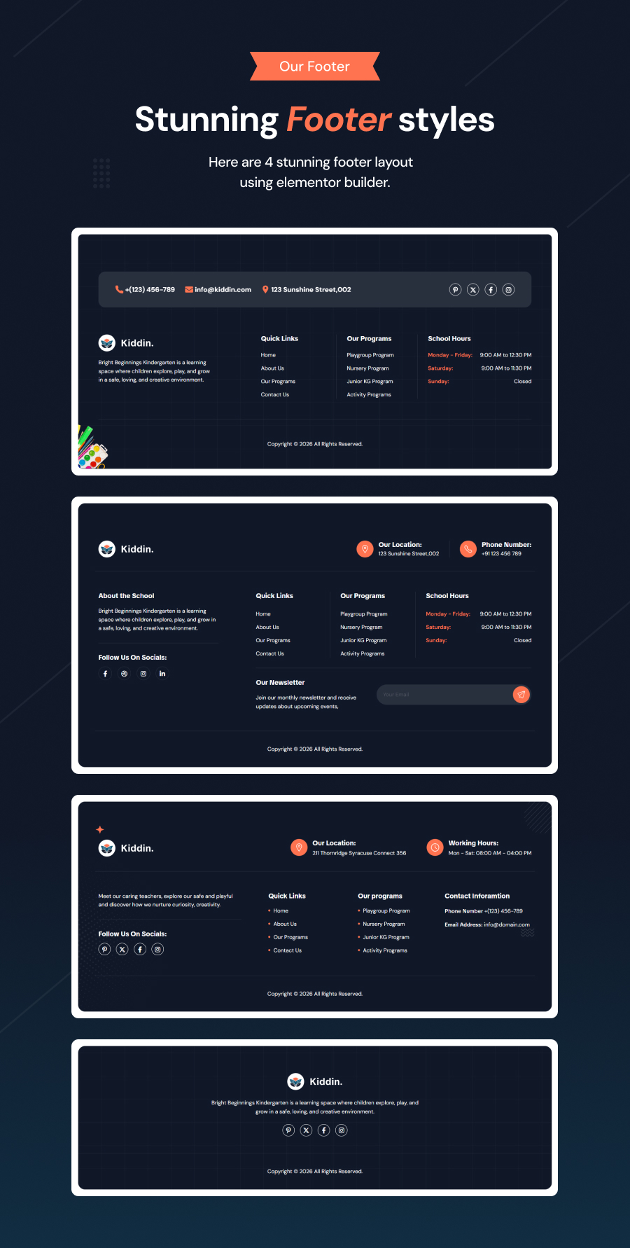 Kiddin – Kindergarten- und Vorschul-WordPress-Theme – 8