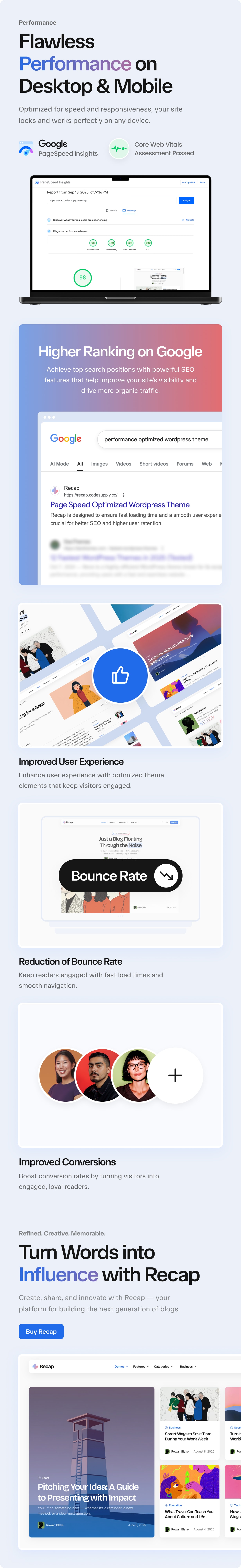 Zusammenfassung – Modernes thematisches Blog-WordPress-Theme – 6