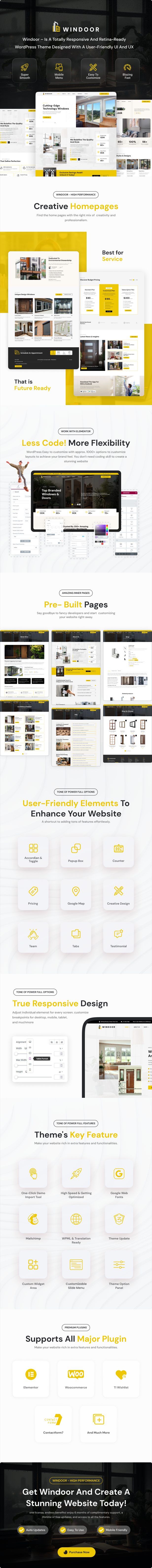 Windoor – Doors & Windows Company WordPress Theme – 1