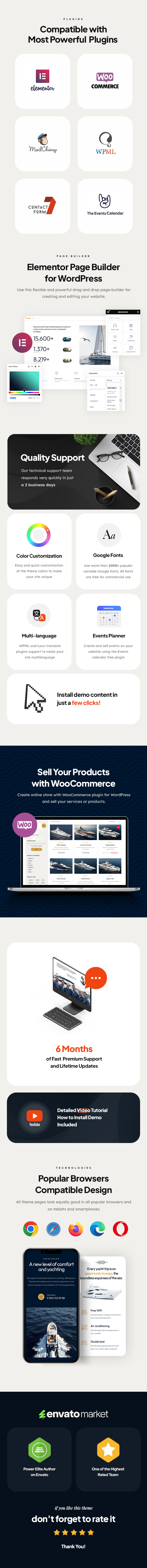 Ozeanien – WordPress-Theme für Yachtclub und Bootsverleih – 7