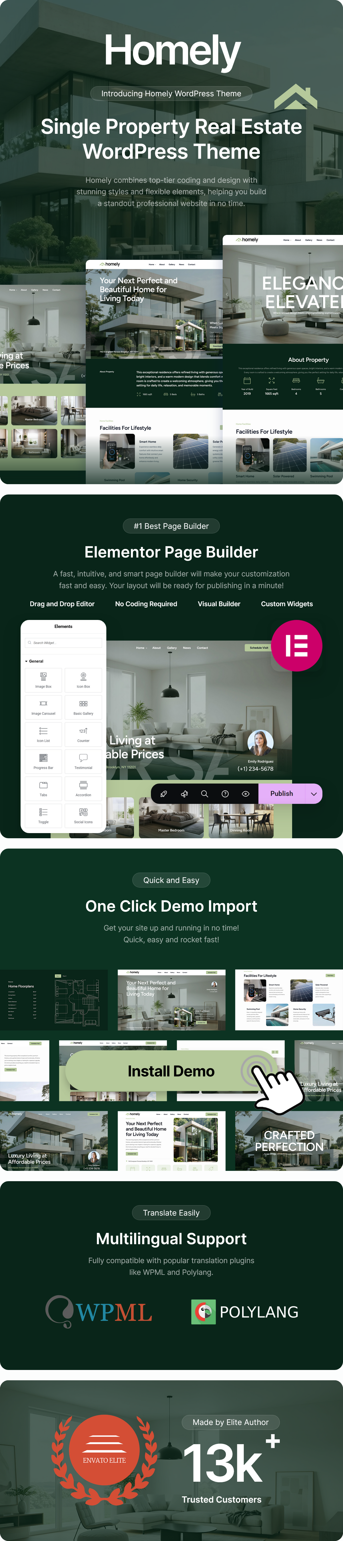 Gemütliches WordPress-Theme für eine einzelne Immobilie