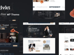 Advkt – WordPress-Vorlage für Anwalt und Anwaltskanzlei
