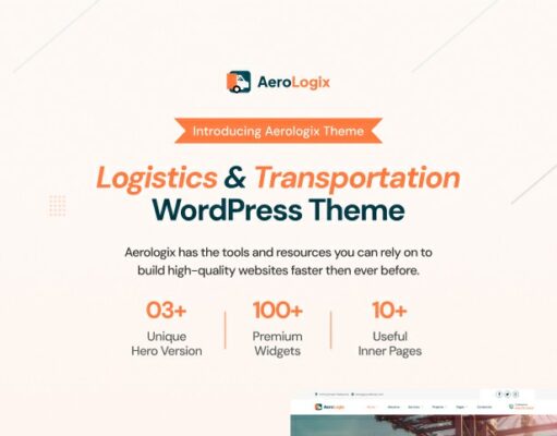 AeroLogix – Versand-WordPress-Layout