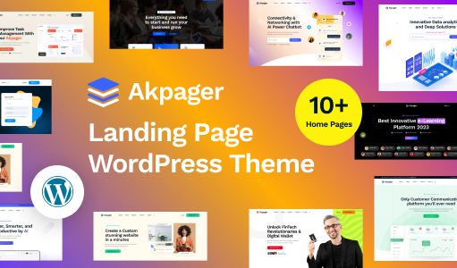 Akpager – Landing Page Elementor WordPress Vorlage