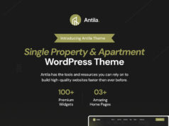 Antila – WordPress-Template für Einzelimmobilien und Wohnungen