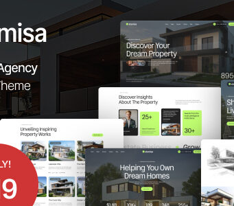 Atamisa – WordPress-Template für Immobilienagenturen