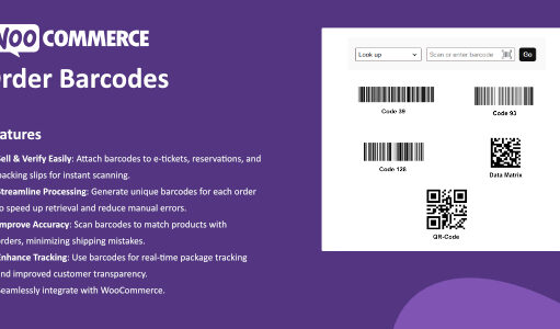 Bestellen Sie Barcodes für WooCommerce