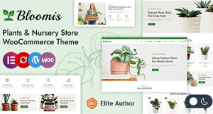Bloomis – Garten- und Zimmerpflanzen-Shop WordPress WooCommerce Layout