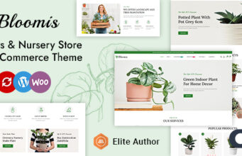 Bloomis – Garten- und Zimmerpflanzen-Shop WordPress WooCommerce Layout