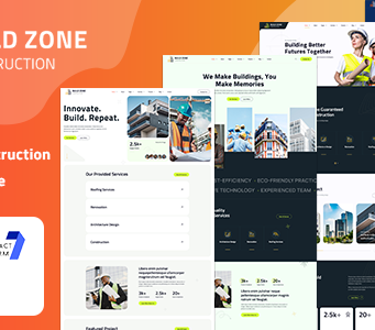 Buildzone – WordPress-Layout für Bau und Architektur