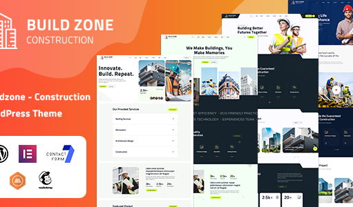 Buildzone – WordPress-Layout für Bau und Architektur