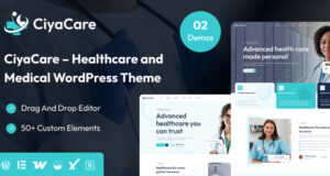 CiyaCare – WordPress-Template für Gesundheitswesen und Medizin