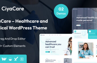 CiyaCare – WordPress-Template für Gesundheitswesen und Medizin