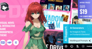 ComX – WordPress-Vorlage für visuelle Romane und interaktive Spiele