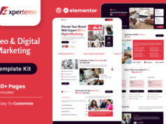 Expertense – SEO- und Digitalagentur-Elementor-Vorlagenkit