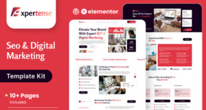 Expertense – SEO- und Digitalagentur-Elementor-Vorlagenkit