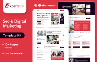 Expertense – SEO- und Digitalagentur-Elementor-Vorlagenkit