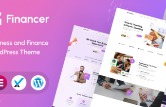 Financer – WordPress-Vorlage für Wirtschaft und Finanzen