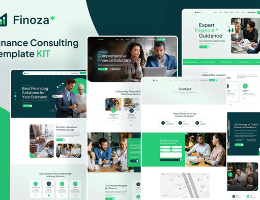 Finoza – Elementor-Vorlagenkit für Finanzberatung