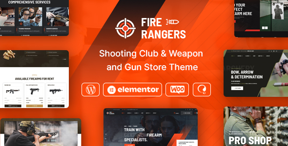 Fire Rangers Posts Fire Rangers – WordPress-Layout für Schießstand und Waffenclub ...