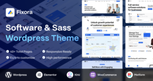 Fixora – SaaS- und Startup-WordPress-Layout