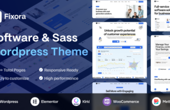 Fixora – SaaS- und Startup-WordPress-Layout