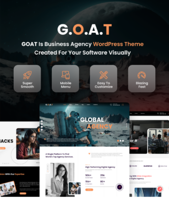 GOATs – WordPress-Template für Unternehmensagenturen