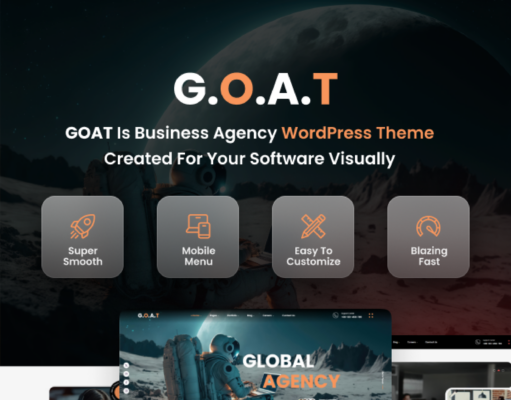 GOATs – WordPress-Template für Unternehmensagenturen