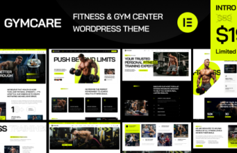 Gymcare – WordPress-Layout für Fitness und Fitnessstudio