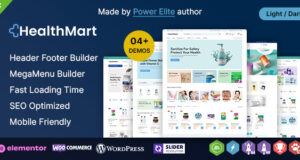 HealthMart – Gesundes WordPress-Vorlage für Apotheken und Sanitätshäuser