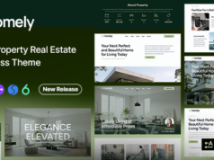 Homely – WordPress-Vorlage für Einzelimmobilien und Wohnungen