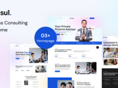 Insul – WordPress-Template für Unternehmensberatungsunternehmen