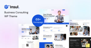 Insul – WordPress-Template für Unternehmensberatungsunternehmen