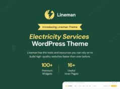 Lineman – WordPress-Layout für Stromdienstleistungen