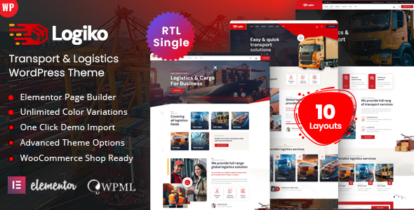 Logiko – Logistik und Transport WordPress