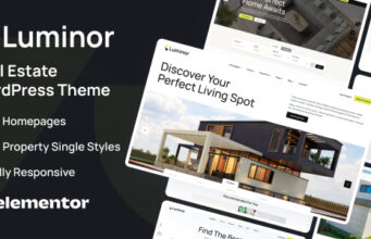 Luminor – WordPress-Vorlage für Immobilien