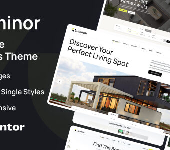 Luminor – WordPress-Vorlage für Immobilien
