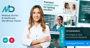 MD – WordPress-Vorlage für Medizin, Ärzte und Gesundheitswesen