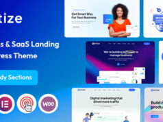 Metize – SaaS, Startup- und Landingpage-WordPress-Layout