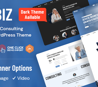 Onebiz – Business-One-Page-WordPress-Vorlage