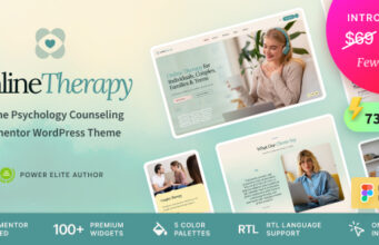 Online-Therapie – WordPress-Layout für virtuelle Beratung und Psychologie