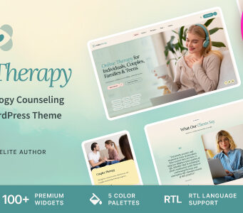 Online-Therapie – WordPress-Layout für virtuelle Beratung und Psychologie
