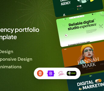Parodie – HTML-Vorlage für das digitale Agenturportfolio