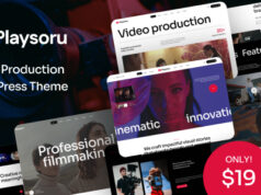 Playsoru – WordPress-Layout für Videoproduktion