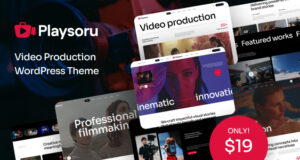 Playsoru – WordPress-Layout für Videoproduktion