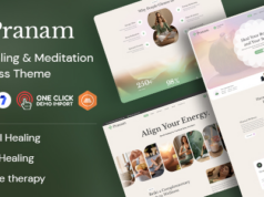 Pranam – Reiki-Heilung und Meditation WordPress-Layout