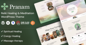 Pranam – Reiki-Heilung und Meditation WordPress-Layout