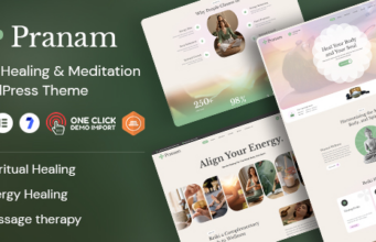 Pranam – Reiki-Heilung und Meditation WordPress-Layout