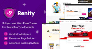 Renity – Mehrzweck-WordPress-Layout für die Vermietung